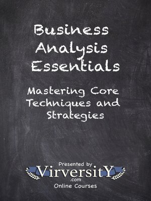cover image of Business Analysis Essentials